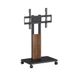 KIMEX - TV-standaard met wieltjes - voor schermen van 32"-85" - Houten afwerking - 030-1804