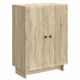 vidaXL Dressoir Sonoma Eiken 66 x 34,5 x 90 cm Bewerkt hout