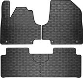 Rubber matten passend voor Hyundai Ioniq 5 (NE) 2020- (3-delig + montagesysteem)