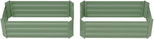 Outsunny lit de jardin - Acier - 100x50x30cm - Vert