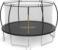 Viking Choice Trampoline met net - Zwart - 8720602866157