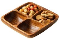 Premier Housewares Brązowa drewniana miska do serwowania Kora
