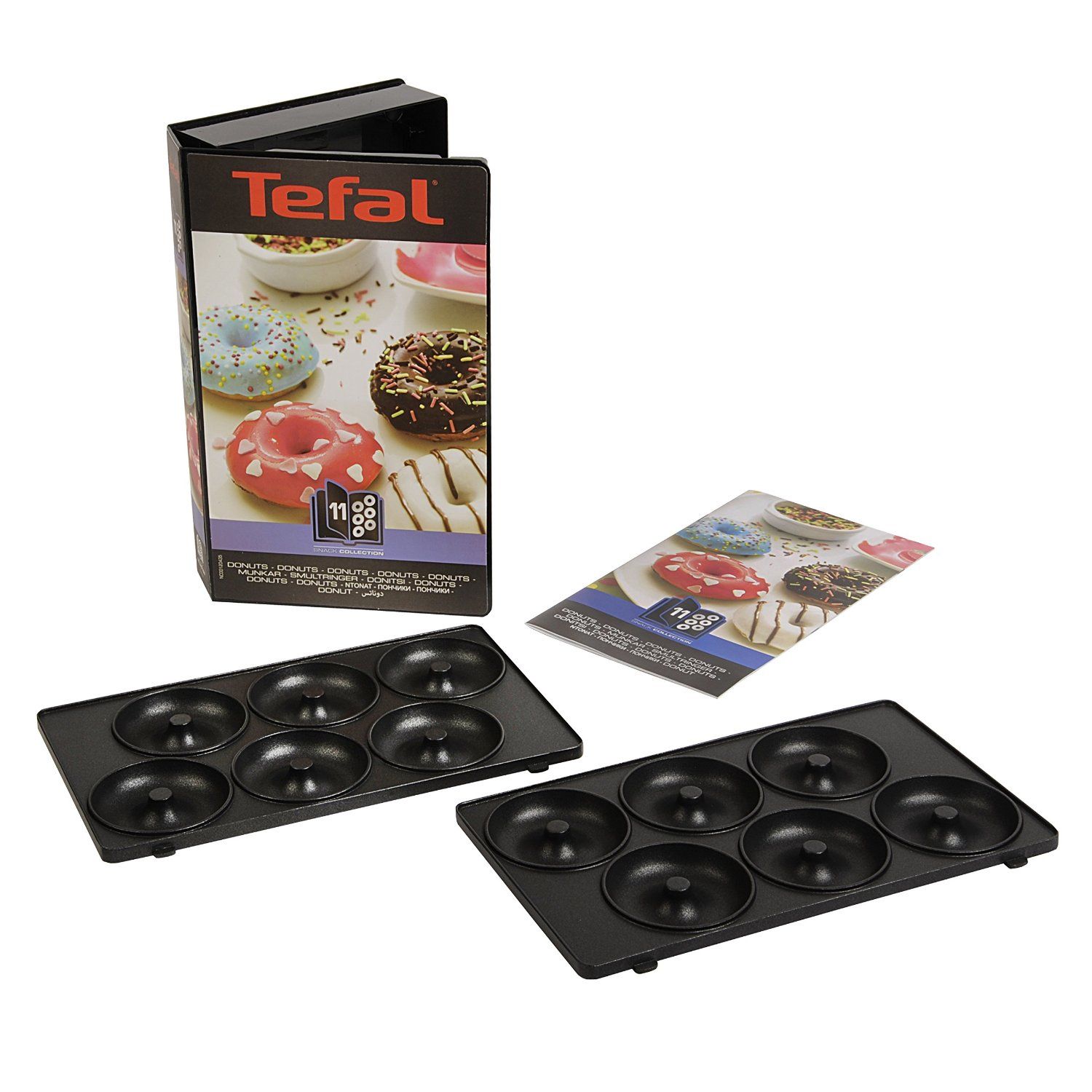 Tefal XA8011 Donut Platen - Snack Collection - Set van 2