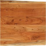 vidaXL Tafelblad vierkant natuurlijke rand 60x60x3,8 cm acaciahout