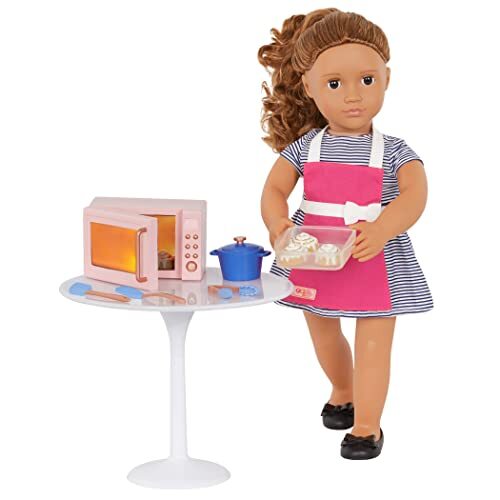 Our Generatioin Our Generation BD35160Z In The Kitchen - voor poppen van 46 cm, keukenaccessoires voor poppen 13 delen - kinderspeelgoed vanaf 3 jaar - 45457 HCM Kinzel