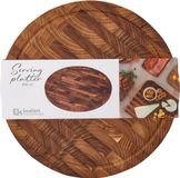Koopman planche à découper en bois rond 28x2cm pour enfants.