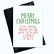 Merry Christmas Card for Brother-in-Law and Sister - Hilarische grap, want lachen is het beste cadeau! Deel het feestelijke plezier met deze humoristische en hartverwarmende kerstkaart SP122