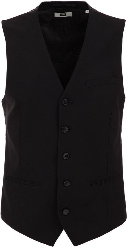 WE Fashion Heren slim fit gilet