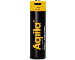 Aqiila 18650 USB-C Oplaadbare Batterij 3.7V 2000mAh Li-Ion (1 stuk)