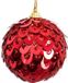 BigBuy Christmas Kerstballen Rood Plastic Polyfoam 8 x 8 x 8 cm (4 Stuks)