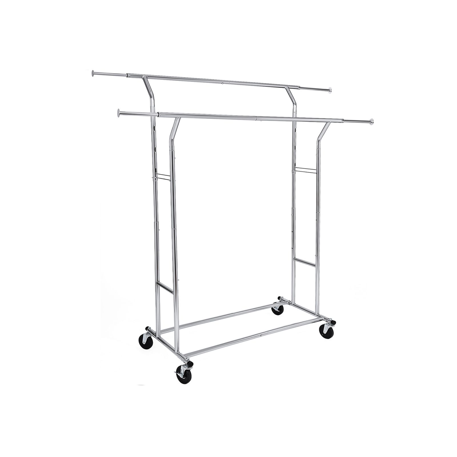 Songmics HSR12S Valet Stand - Chrome - Metal - Rolling