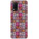 Realme Bedrukt siliconen hoesje compatibel met Realme 8 5G, Realme V13 5G Patchwork mandala