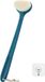 Merkloos Badborstel schrobber lange steel 43 cm antislip handvat - doucheborstel met lange steel bleu