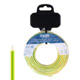 Elektrische EDM Elektrische kabel, eenzijdig, EDM 28581, tweekleurig, 15 m, h07z1-k