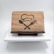 Zeo Wood Support de cuisine - Support de livres en bois - Support de livres - Support de tablette - Réglable - Chef Design - 30x20 cm