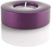Merkloos Waxinelicht houder purple