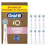 Oral-B iO Series Gentle Care Opzetborstels - Voor Gevoelig Tandvlees - 8 stuks