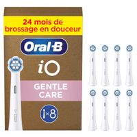 Oral-B iO Series Gentle Care Opzetborstels - Voor Gevoelig Tandvlees - 8 stuks