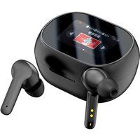SZSMART oortelefoon SZSMART A800 LED touch draadloze bluetooth TWS ruisonderdrukking - zwart