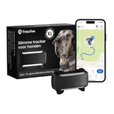 Tractive DOG 6 XL – Slimme gps-tracker voor honden met monitoring van vitale waarden en gezondheidswaarschuwingen, 6 weken batterijduur – Zwart