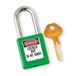 Master Lock ml410grn ingevoerd verschillende hangslot, groen, 1/4" x 1-1/2"