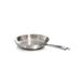 Pentole Agnelli ALIX111ALIN20 pan met handvat, aluminium, roestvrij staal, zilver, 20 cm