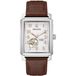 Bulova Sutton Automatic 96A268 Horloge - Leer - Bruin - Ø 36.5 mm