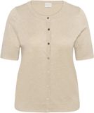 KAFFE CURVE KAFFE Korte mouwen cardigan dames KAFFE Curve Lizzy