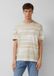 s.Oliver T-shirt Mélange de lin avec imprimé intégral