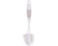 Excellent Houseware Brosse à vaisselle avec boucle de suspension - gris - 29 cm