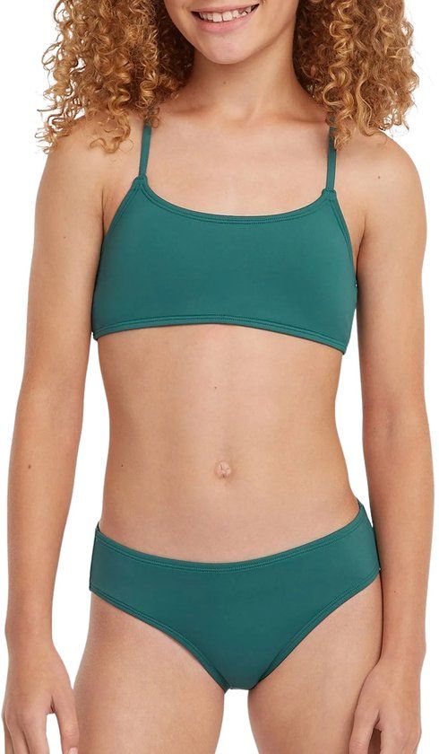 O'Neill Bralette Bikini Meisjes Groen Blauw Effen Maat 176