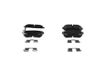 Bosch Automotive BP1051 Remvoeringen, achteras, ECE-R90-1, 4-delige set