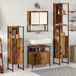 vidaXL Meuble de salle de bain 4 pièces Vieux bois 33 x 33 x 185,5 cm