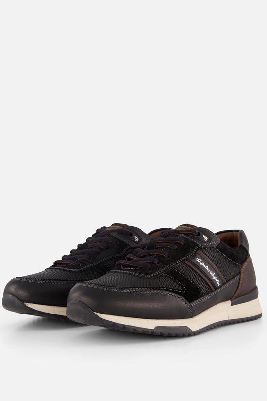 Australian Filmon Sneakers Zwart Leer - Maat 47