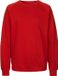 Neutral - Unisex Sweatshirt - Red - 100% Biologisch Katoen maat XS