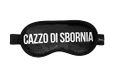 FISURA - "C*zzo di Sbornia" koud gel oogmasker. Zwart koud oogmasker. Gel masker voor gezwollen ogen en donkere kringen. Verfrissend oogmasker met boodschap. 18,5 cm x 9 cm