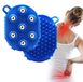 Merkloos Set van 2 Massagehandschoenen met Draaibare Massageballen
