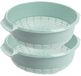 Plasticforte Keuken Vergiet - 2 Stuks - Mintgroen - 27 cm