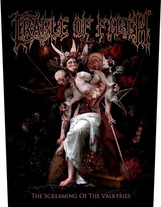 Cradle Of Filth The Screaming Of The Valkyries Unisex Embleem - meerkleurig