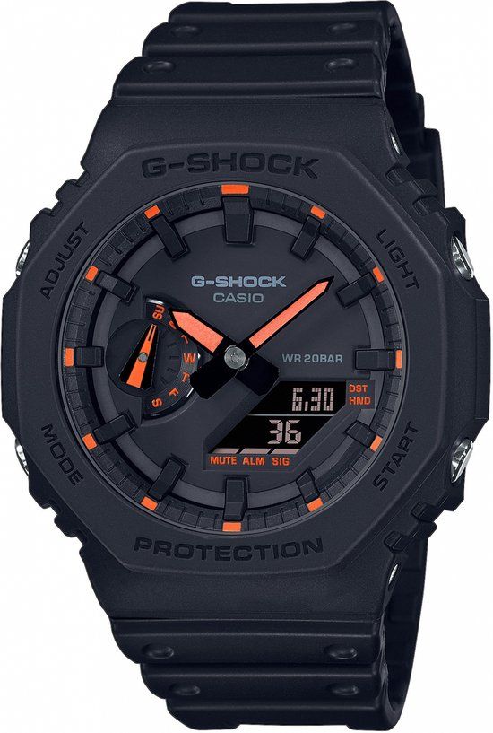 Casio G-Shock GA-2100-1A4ER Heren Horloge - Zwart - Polshorloge
