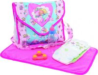 Heless Luiertas Met Accessoires Roze