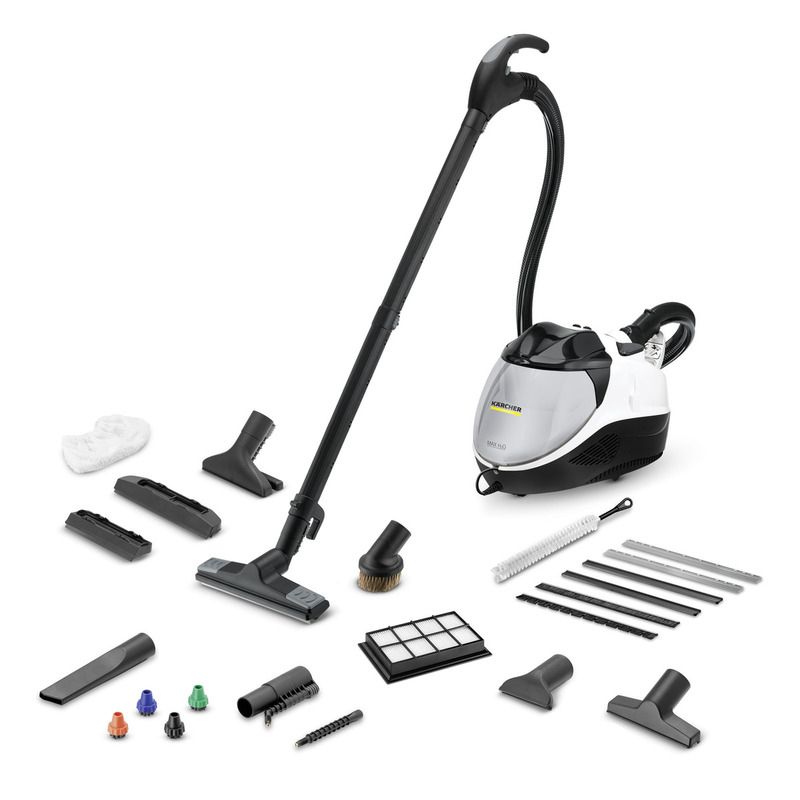 Kärcher SV 7 Cylinder Steam Cleaner - 2200W - Black, Grey, White