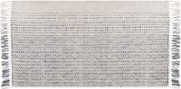 Beliani OMERLI Shaggy Tapijt - Wit - 80 x 150 cm - Wol - Laagpolig - Rechthoek