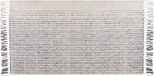 Beliani OMERLI Shaggy Tapijt - Wit - 80 x 150 cm - Wol - Laagpolig - Rechthoek