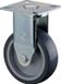 BS Roue pivotante caoutchouc 75 mm