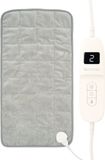 Auronic Verzwaard Warmtekussen XXL - 9 Warmtestanden - Met Timer - 60x30 cm - Heating Pad - Grijs