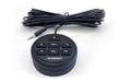 Blaupunkt RC-24, robuuste kabelafstandsbediening, 7 toetsen, 5 m kabel met 3,5 mm jackstekker, 3M-plakpad, mat zwart
