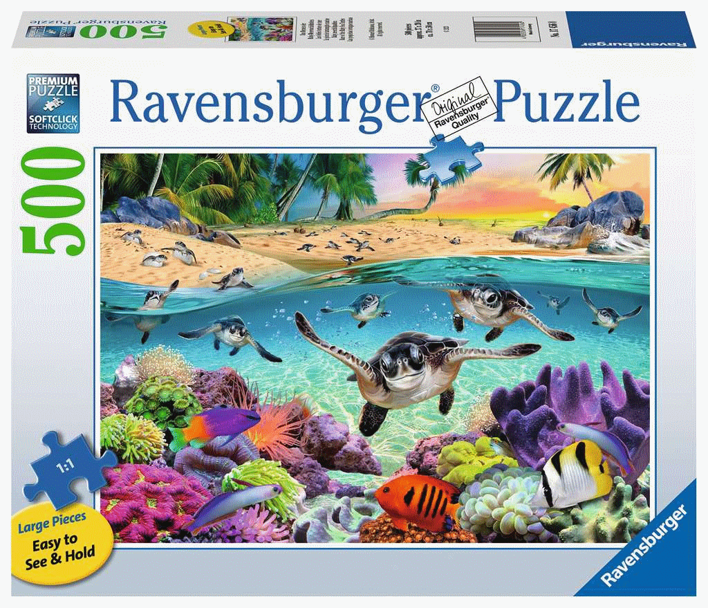 Ravensburger Baby Zeeschildpadden Puzzel (500 XL stukjes)