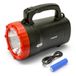 Superheldere oplaadbare LED-spot van 1 watt. Krachtige professionele LED-zaklamp met 100 lumen. Bereik: 150 meter, 3 uur licht. IP43 waterdicht. Voor kamperen, vissen, wandelen en noodgevallen.