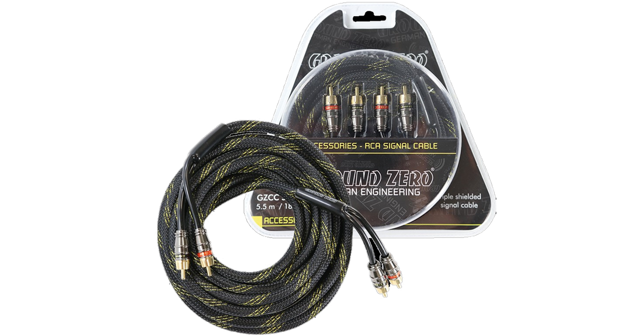 Ground Zero GZCC 3.0X-TP - RCA Cable - 3m